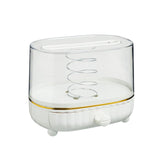 Maxbell Maxbell Tissue Box Cover Napkin Dispenser Transparent for Living Room Durable Modern White