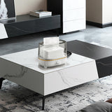 Maxbell Maxbell Tissue Box Cover Napkin Dispenser Transparent for Living Room Durable Modern White