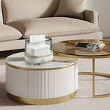 Maxbell Maxbell Tissue Box Cover Napkin Dispenser Transparent for Living Room Durable Modern White