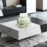 Maxbell Maxbell Tissue Box Cover Napkin Dispenser Transparent for Living Room Durable Modern Light Green