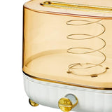 Maxbell Maxbell Tissue Box Cover Napkin Dispenser Transparent for Living Room Durable Modern Aureate