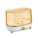 Maxbell Maxbell Tissue Box Cover Napkin Dispenser Transparent for Living Room Durable Modern Aureate