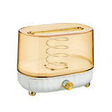 Maxbell Maxbell Tissue Box Cover Napkin Dispenser Transparent for Living Room Durable Modern Aureate