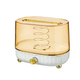 Maxbell Maxbell Tissue Box Cover Napkin Dispenser Transparent for Living Room Durable Modern Aureate