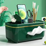 Maxbell Maxbell Facial Tissue Storage Box Napkin Holder Desk Organizer Green