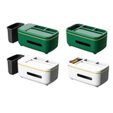 Maxbell Maxbell Facial Tissue Storage Box Napkin Holder Desk Organizer Green