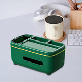 Maxbell Maxbell Facial Tissue Storage Box Napkin Holder Desk Organizer Green