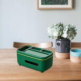 Maxbell Maxbell Facial Tissue Storage Box Napkin Holder Desk Organizer Green