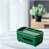 Maxbell Maxbell Facial Tissue Storage Box Napkin Holder Desk Organizer Green