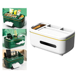 Maxbell Maxbell Facial Tissue Storage Box Napkin Holder Desk Organizer White