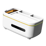 Maxbell Maxbell Facial Tissue Storage Box Napkin Holder Desk Organizer White