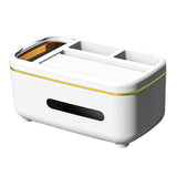Maxbell Maxbell Facial Tissue Storage Box Napkin Holder Desk Organizer White