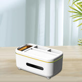 Maxbell Maxbell Facial Tissue Storage Box Napkin Holder Desk Organizer White