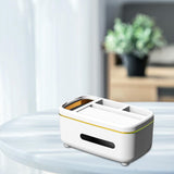 Maxbell Maxbell Facial Tissue Storage Box Napkin Holder Desk Organizer White