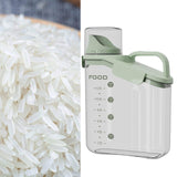 Maxbell Cereal Storage Container Food Dispenser Pour for Pantry Baking Supply Green