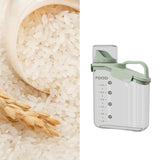 Maxbell Cereal Storage Container Food Dispenser Pour for Pantry Baking Supply Green