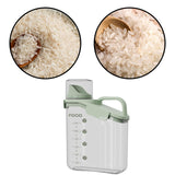 Maxbell Cereal Storage Container Food Dispenser Pour for Pantry Baking Supply Green