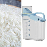 Maxbell Cereal Storage Container Food Dispenser Pour for Pantry Baking Supply Blue