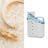 Maxbell Cereal Storage Container Food Dispenser Pour for Pantry Baking Supply Blue