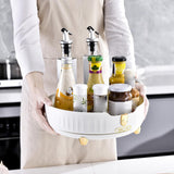 Maxbell Maxbell Rotatable Turntable Organizer Seasoning Holder for Kitchen Countertop Closet