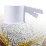 Maxbell Maxbell Flour Sieve Ergonomical Handle Cooking Baking Tool for Baking Cooking Pastry White