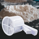 Maxbell Maxbell Flour Sieve Ergonomical Handle Cooking Baking Tool for Baking Cooking Pastry White