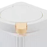 Maxbell Maxbell Desktop Waste Garbage Bin Durable Portable Waste Basket for Kitchen Bedroom White