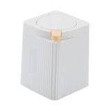 Maxbell Maxbell Desktop Waste Garbage Bin Durable Portable Waste Basket for Kitchen Bedroom White