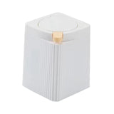 Maxbell Maxbell Desktop Waste Garbage Bin Durable Portable Waste Basket for Kitchen Bedroom White