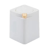 Maxbell Maxbell Desktop Waste Garbage Bin Durable Portable Waste Basket for Kitchen Bedroom White