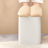 Maxbell Maxbell Desktop Waste Garbage Bin Durable Portable Waste Basket for Kitchen Bedroom White