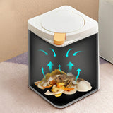 Maxbell Maxbell Desktop Waste Garbage Bin Durable Portable Waste Basket for Kitchen Bedroom Green