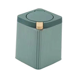 Maxbell Maxbell Desktop Waste Garbage Bin Durable Portable Waste Basket for Kitchen Bedroom Green