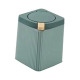 Maxbell Maxbell Desktop Waste Garbage Bin Durable Portable Waste Basket for Kitchen Bedroom Green