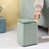 Maxbell Maxbell Desktop Waste Garbage Bin Durable Portable Waste Basket for Kitchen Bedroom Green
