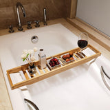 Maxbell Maxbell Bathtub Tray Bath Caddy Tray for Tub Bathroom Gadgets 70cm/27.56inch Wood