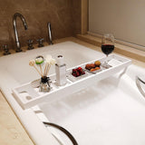 Maxbell Maxbell Bathtub Tray Bath Caddy Tray for Tub Bathroom Gadgets 70cm/27.56inch White