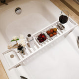 Maxbell Maxbell Bathtub Tray Bath Caddy Tray for Tub Bathroom Gadgets 70cm/27.56inch White