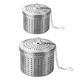 Maxbell Maxbell Stainless Steel Loose Leaf Tea Infuser Filter for Kitchen Restaurant Tools S