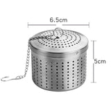 Maxbell Maxbell Stainless Steel Loose Leaf Tea Infuser Filter for Kitchen Restaurant Tools L