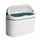 Maxbell Maxbell Multifunctional Desktop Trash Can with Lid for Tabletop Countertop Bedroom white