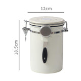 Maxbell Maxbell Multifunctional Household Coffee Bean Sealed Storage Tank for Tea Flour 1.8L