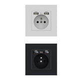 Maxbell Maxbell Wall USB Power Socket Charging Port Socket with USB for Household Appliances White