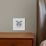 Maxbell Maxbell Wall USB Power Socket Charging Port Socket with USB for Household Appliances White