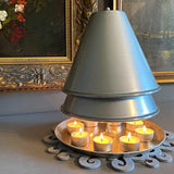 Maxbell Maxbell Candle Holder Iron Tray Candle Stand for Decoration Photo Props