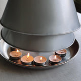 Maxbell Maxbell Candle Holder Iron Tray Candle Stand for Decoration Photo Props