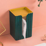 Maxbell Maxbell Tissue Box Cover Dustproof Practical Waterproof for Bathroom Kitchen Desktop Green