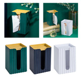 Maxbell Maxbell Tissue Box Cover Dustproof Practical Waterproof for Bathroom Kitchen Desktop Green