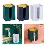 Maxbell Maxbell Tissue Box Cover Dustproof Practical Waterproof for Bathroom Kitchen Desktop Green