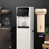 Maxbell Cup Dispenser Disposable Cup Organizer Pull Type 40 Cups for Offices Kitchen Beige